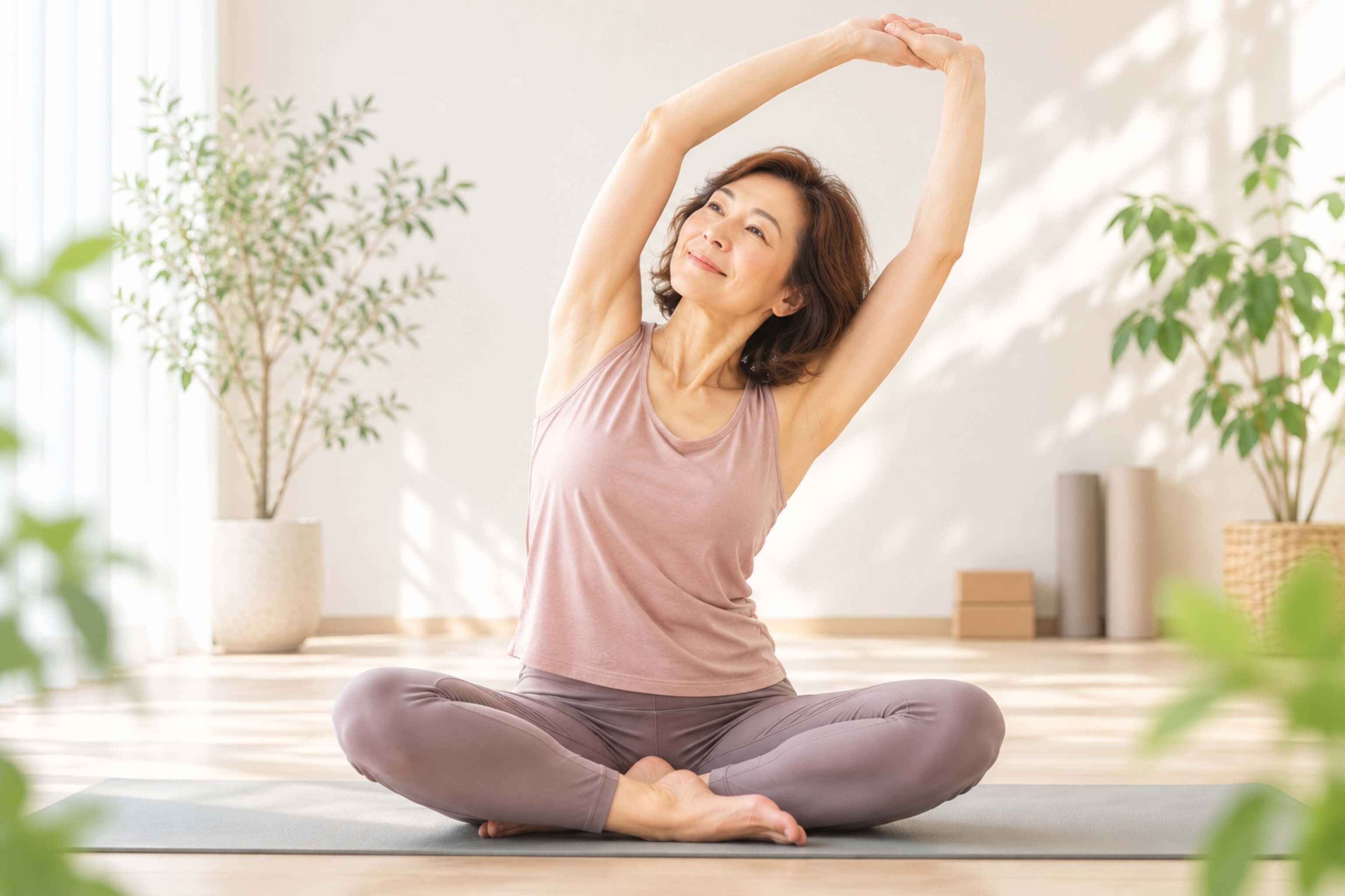 50代からの大人女性のためのヨガ